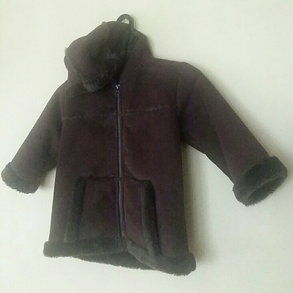 WIDGEON - Girl's Faux Fur Jacket Sz 4